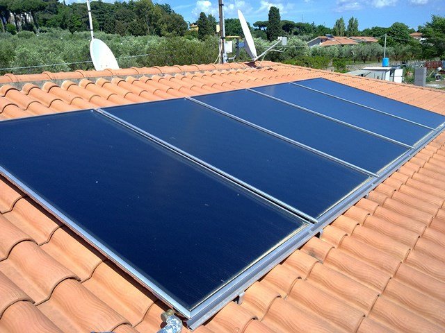 pannelli solari per acqua